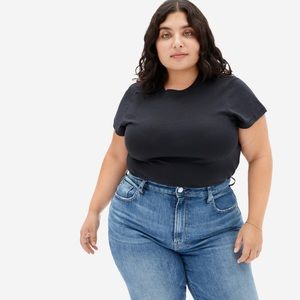 Everlane The ReCotton Tee Washed Black Medium